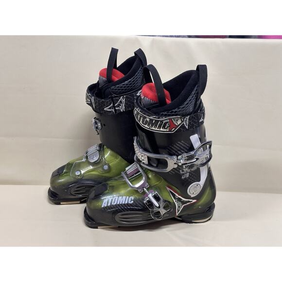Atomic Live Fit 80 Size 25-25.5 299MM Ski Boots Neon Green Red Black Men’s 7-7.5 main image 16